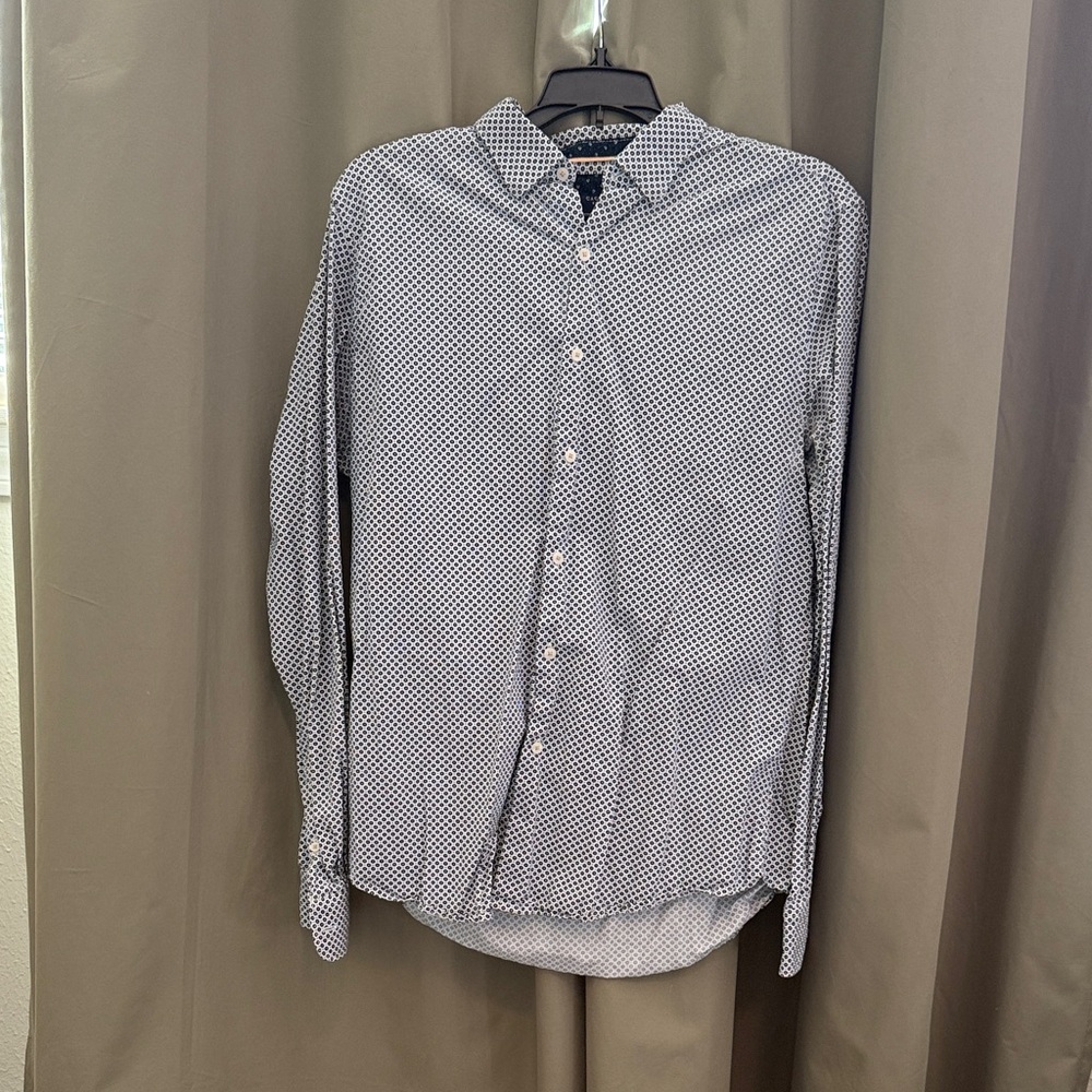 Cactus Man Patterned Button Down Shirt